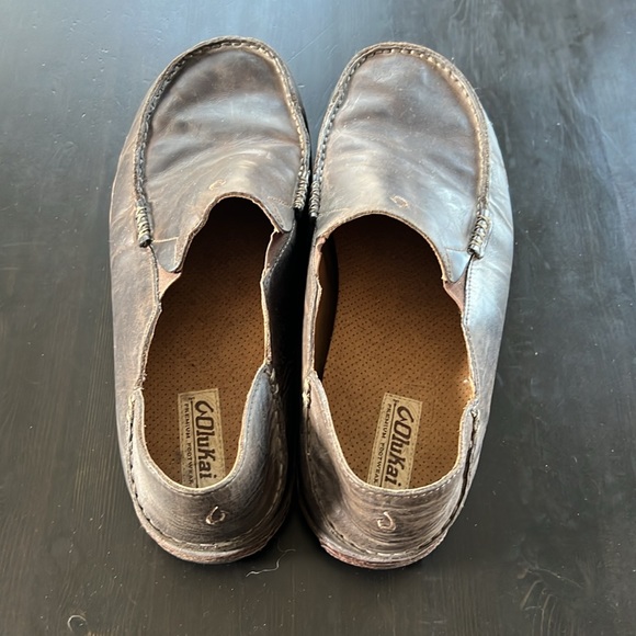 OluKai Moloa men’s slip on shoes- brown size 11.5 - Picture 3 of 6
